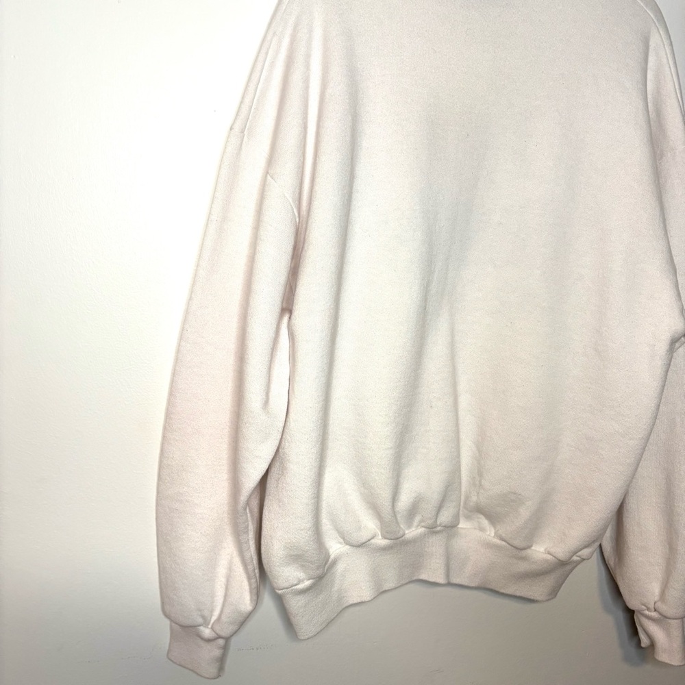 I love Jesus Jesus Loves You Vintage Crewneck Sweatshirt Women’s XL White - Picture 7 of 12